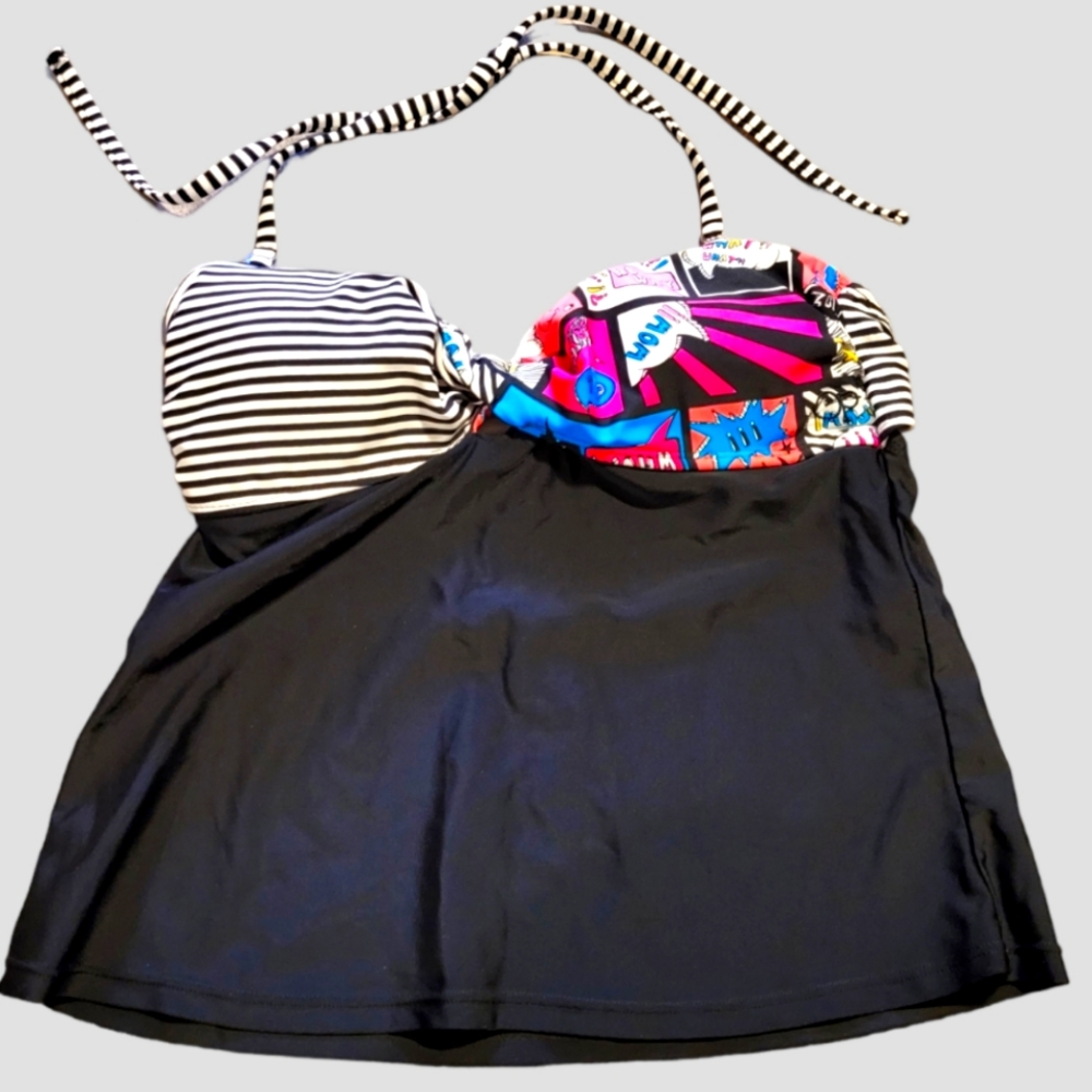 Vintage Ocean Pacific Neon Tankini size medium